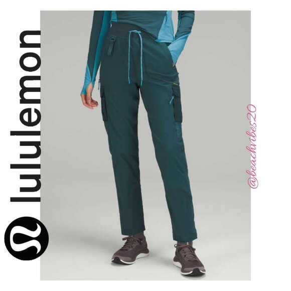 LULULEMON ATHLETICA Cargo High-Rise Lined Hiking Pant *Lined 2 NWT LL-240 - Picture 2 of 6